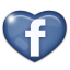 Heart Facebook