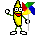 Emoticon Banana salutasse