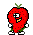 Emoticon fraise danse