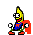 Emoticon Banana danse superman