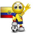 축구 - 콜롬비아의 국기