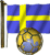 축구 - 스웨덴의 국기