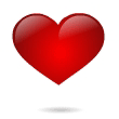 Emoticon Heart großen 3D