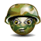 Emoticon Salut militaire