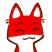 Emoticon Red Fox moving eyebrows